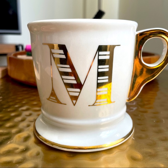 Anthropologie Monogram “M” Mug - Picture 1 of 4